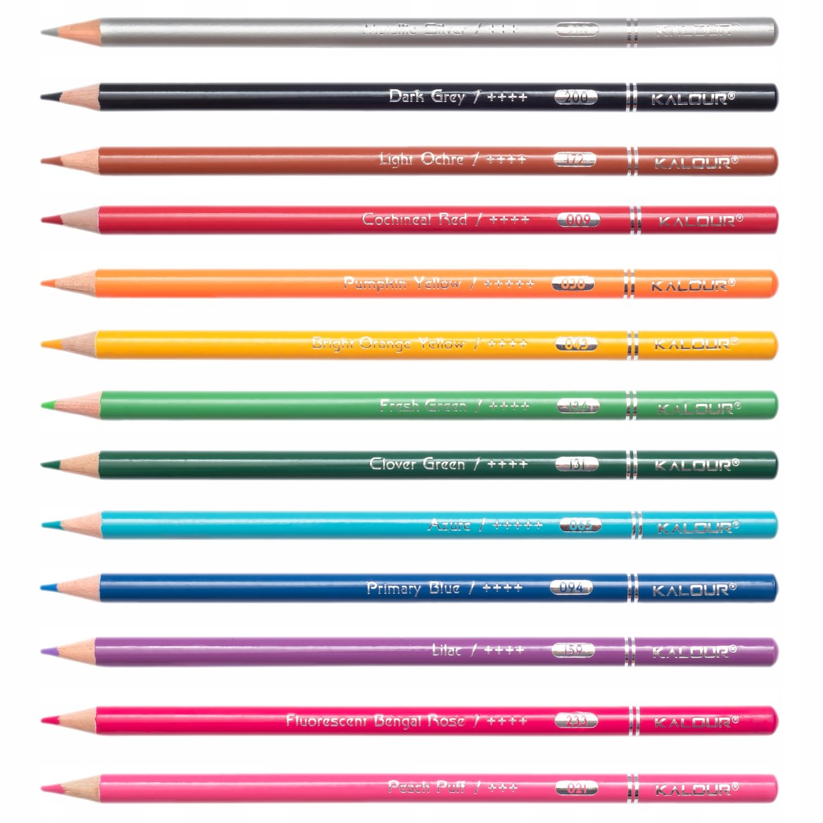 Kredki Kalour Soft Touch 72 — metalowa puszka