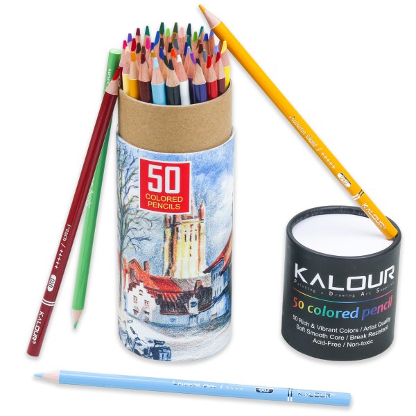 Kredki Kalour Soft Touch 50 kolorów — tuba