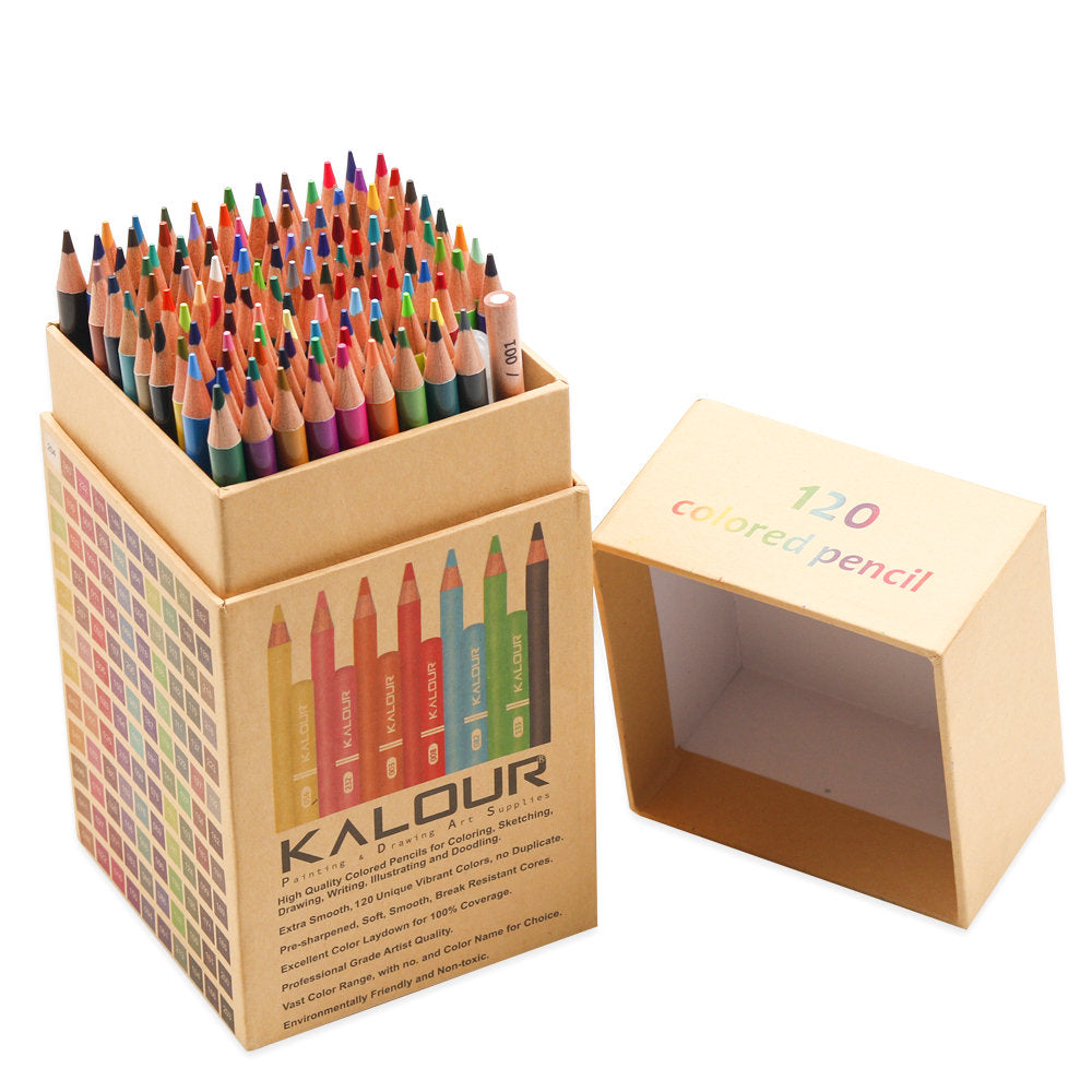 Kredki Kalour 120 kolorów — pudełko