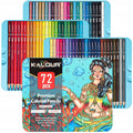 Kredki Kalour Soft Touch 72 — metalowa puszka
