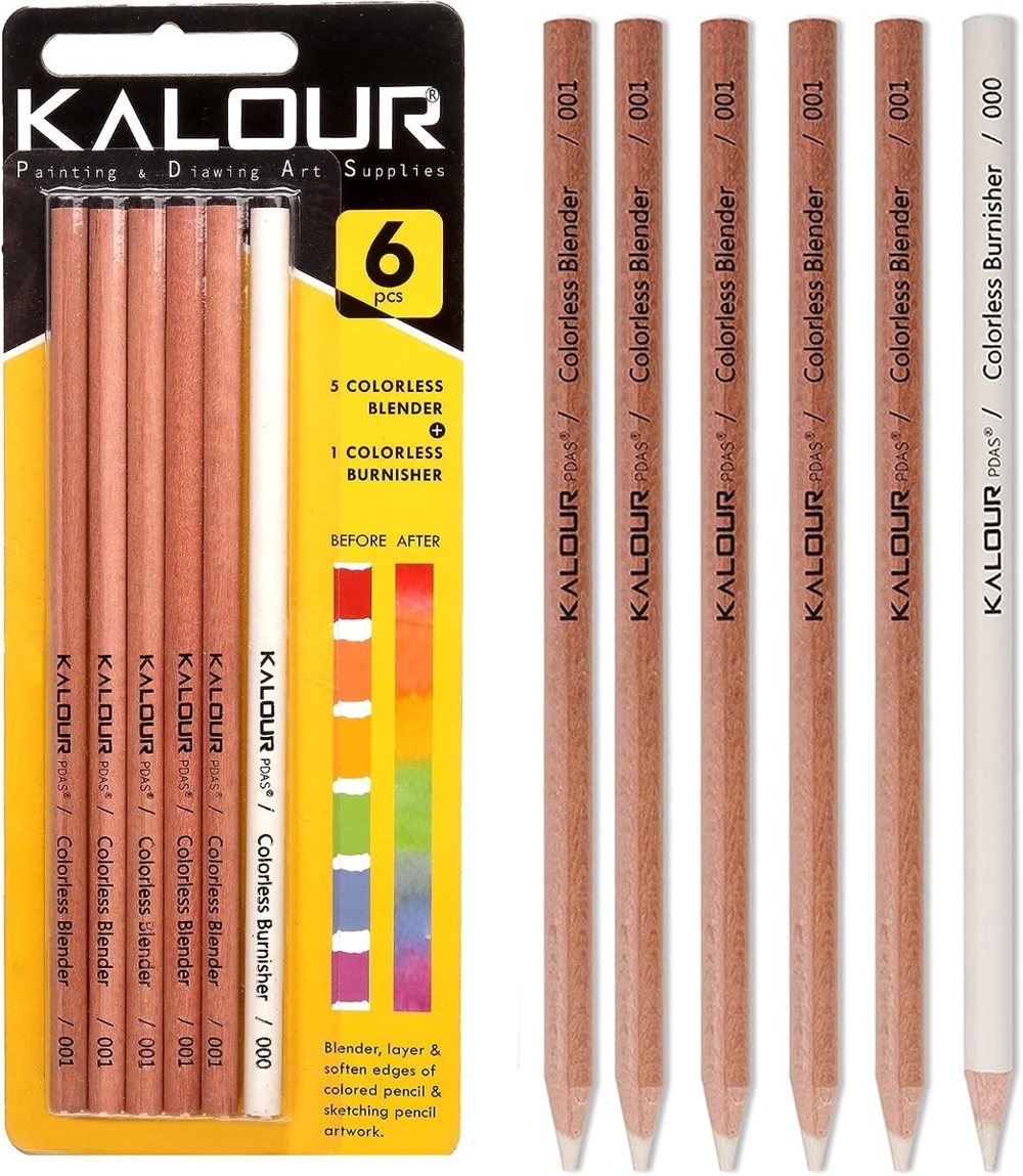 Blender do kredek Kalour — zestaw 6 sztuk