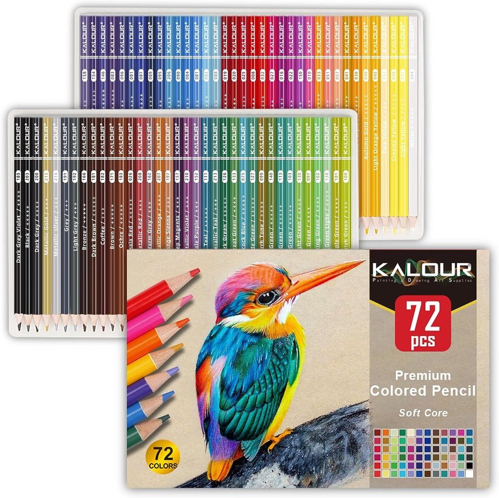 Kredki Kalour 72 kolorów — pudełko