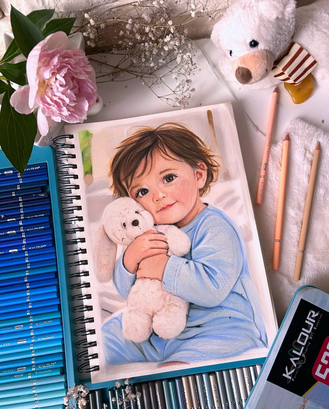 Praca wykonana produktami Kalour